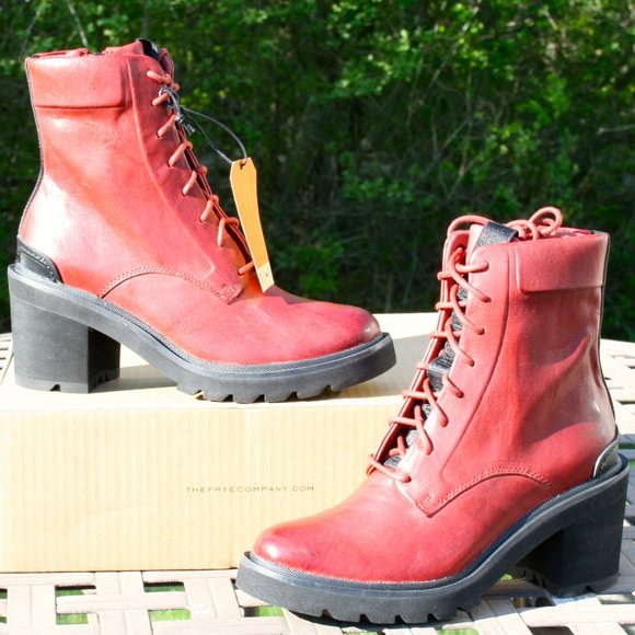 frye savannah combat boot